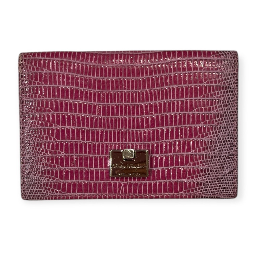 Salvatore Ferragamo Leather Card Case